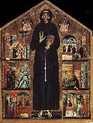 unknow artist St. Francis altar painting